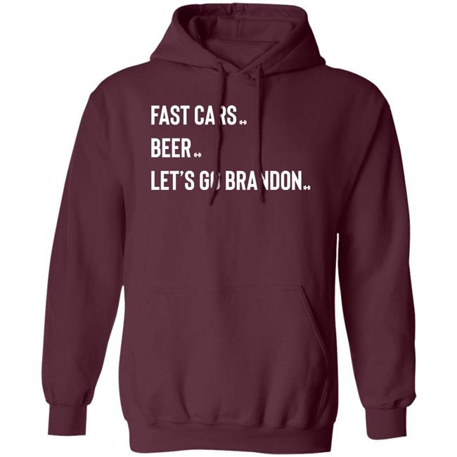 Hodgetwins Store Fast Cars Beer Let's Go Brandon Shirt Hodgetwins Store Fast Cars Beer Let's Go Brandon Shirt