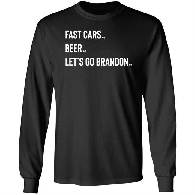 Hodgetwins Store Fast Cars Beer Let's Go Brandon Shirt Hodgetwins Store Fast Cars Beer Let's Go Brandon Shirt