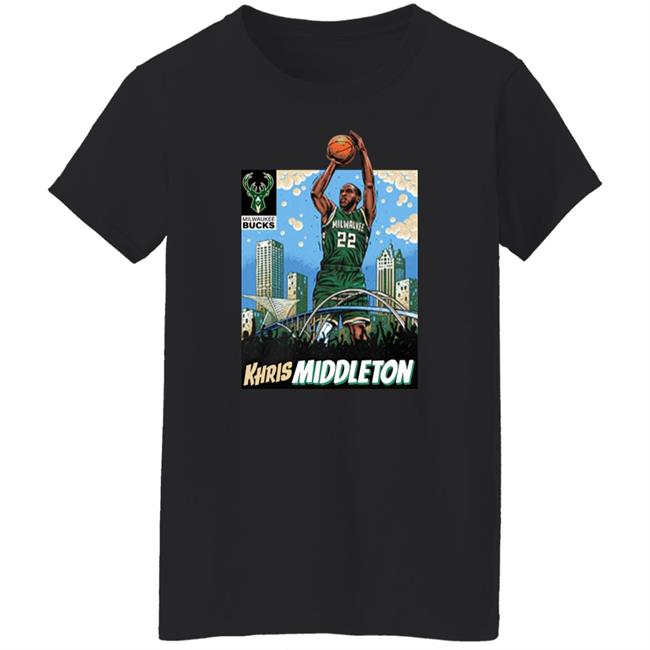 Jrue - Pat Khris Middleton Shirt Shop.Bucks Khris Middleton Skyline Milwaukee Bucks Shirt Jrue - Pat Khris Middleton Shirt Shop.Bucks Khris Middleton Skyline Milwaukee Bucks Shirt