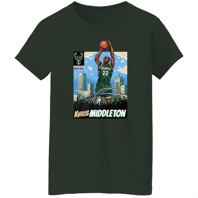 Jrue - Pat Khris Middleton Shirt Shop.Bucks Khris Middleton Skyline Milwaukee Bucks Shirt Jrue - Pat Khris Middleton Shirt Shop.Bucks Khris Middleton Skyline Milwaukee Bucks Shirt