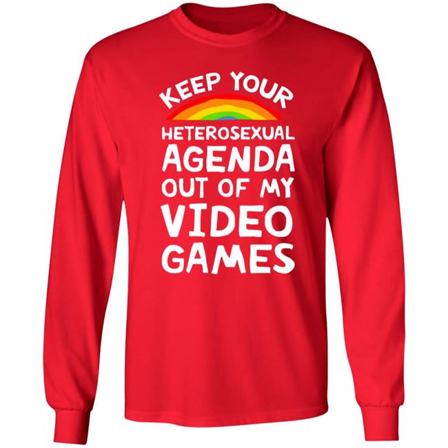 Lookhuman Store Keep Your Heterosexual Agenda Out Of My Video Games Shirt Iambrandon Lookhuman Store Keep Your Heterosexual Agenda Out Of My Video Games Shirt Iambrandon
