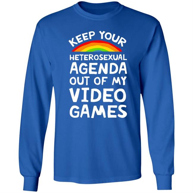 Lookhuman Store Keep Your Heterosexual Agenda Out Of My Video Games Shirt Iambrandon Lookhuman Store Keep Your Heterosexual Agenda Out Of My Video Games Shirt Iambrandon