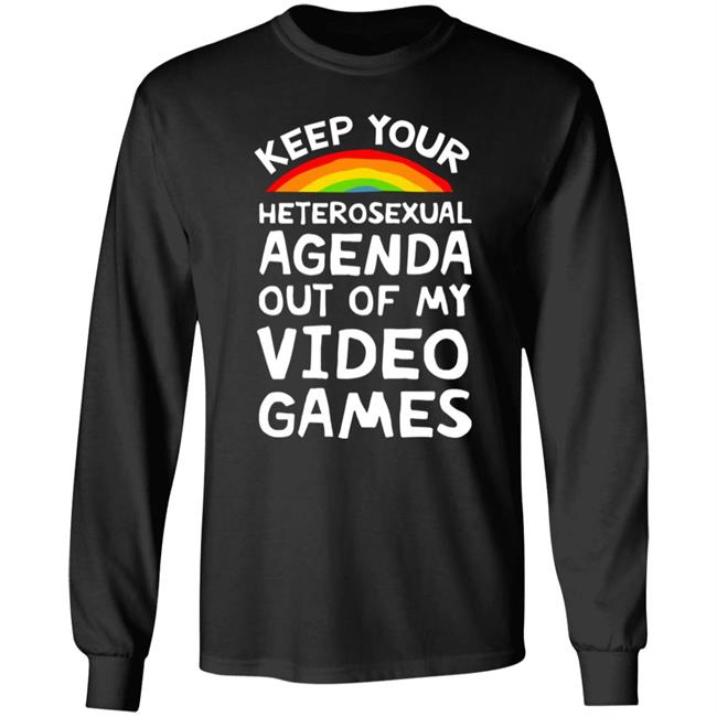 Lookhuman Store Keep Your Heterosexual Agenda Out Of My Video Games Shirt Iambrandon Lookhuman Store Keep Your Heterosexual Agenda Out Of My Video Games Shirt Iambrandon