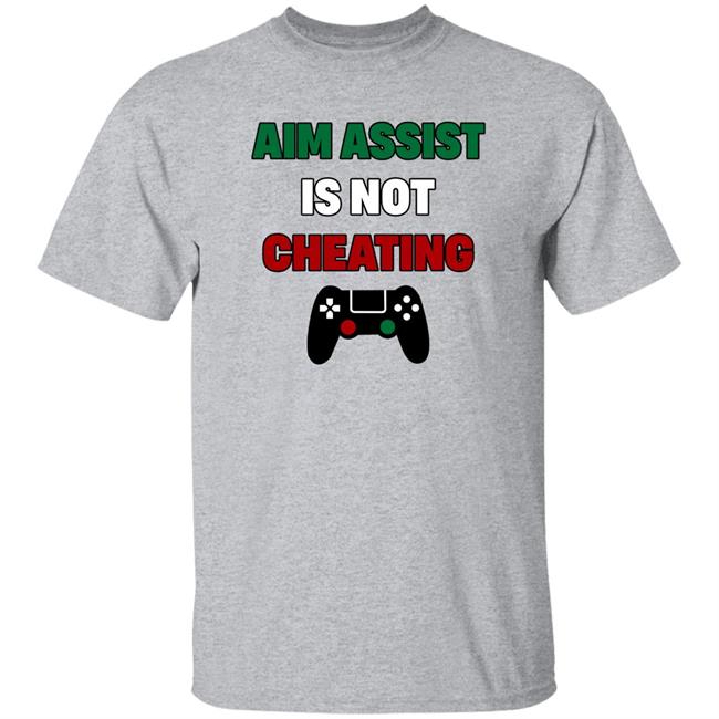 Aim Assist Is Not Cheating New Meta Gaming Group Shirt Malik Forté
