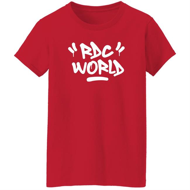 Rdc World Merch Red Rdc World Shirt Rdc World Merch Red Rdc World Shirt