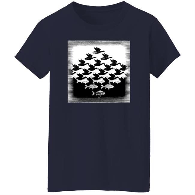 Harry Fan's Sky And Water Shirt HL Daily Escher's Sky and Water Shirt Debora Harry Fan's Sky And Water Shirt HL Daily Escher's Sky and Water Shirt Debora