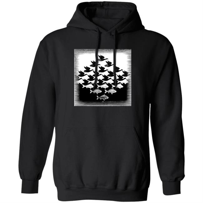 Harry Fan's Sky And Water Shirt HL Daily Escher's Sky and Water Shirt Debora Harry Fan's Sky And Water Shirt HL Daily Escher's Sky and Water Shirt Debora