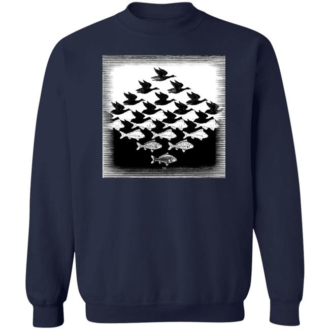 Harry Fan's Sky And Water Shirt HL Daily Escher's Sky and Water Shirt Debora Harry Fan's Sky And Water Shirt HL Daily Escher's Sky and Water Shirt Debora