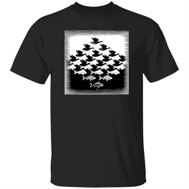 Harry Fan's Sky And Water Shirt HL Daily Escher's Sky and Water Shirt Debora