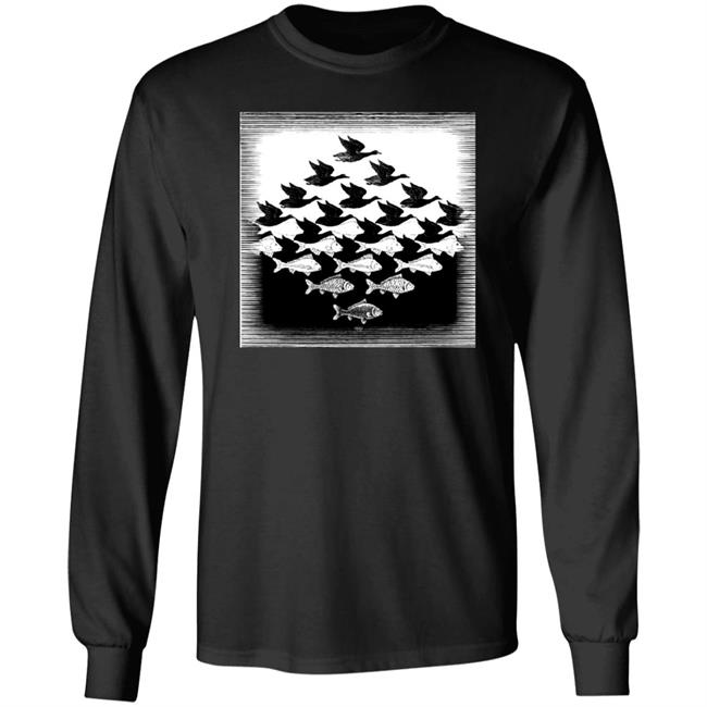 Harry Fan's Sky And Water Shirt HL Daily Escher's Sky and Water Shirt Debora Harry Fan's Sky And Water Shirt HL Daily Escher's Sky and Water Shirt Debora