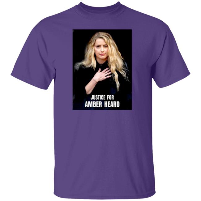 Justice For Amber Heard Shirt Johnny Depp Lost Libel Case Justice For Amber Heard Shirt #Istandwithamberheard
