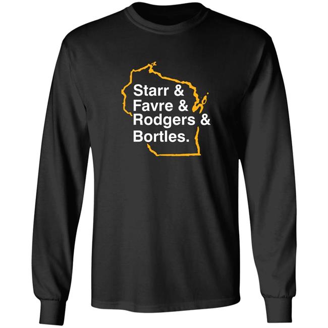 Barstool Green Bay Starr Favre Rodgers Bortles Shirt Barstool Pardon My Take Green Bay List Shirt Hoodie Sweatshirt