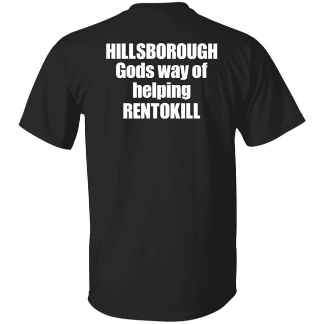 Paul Grange Wearing Hillsborough Gods Way Of Helping Rentokill Shirt The Wrong Kennedy