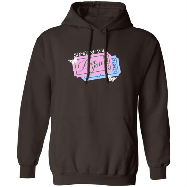 Johnny Orlando Merch Someone Will Love You Swlyb Brown Hoodie