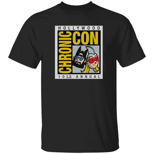 Hollywood Chronic Con 10Th Annual Shirt Extra Soft Jay And Silent Bob Reboot 10 Annual Chronic Con Shirt Kevinsmith