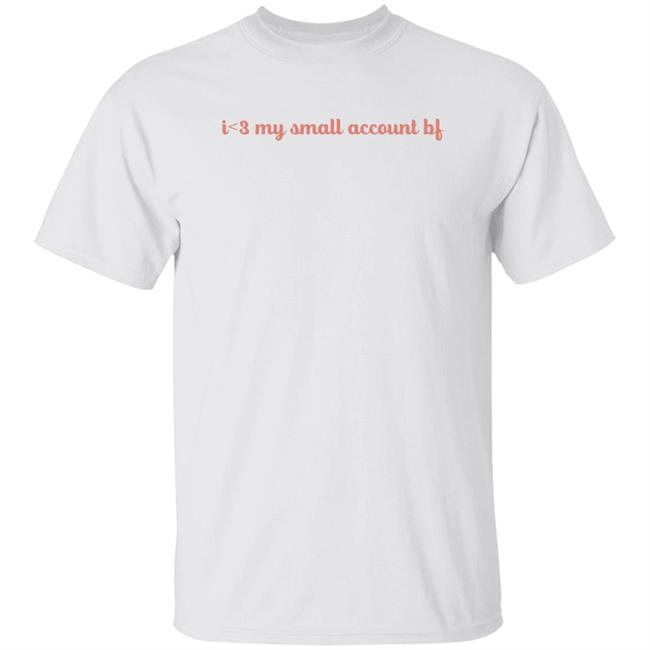 Ahumblebunnie I <3 My Small Account Bf Shirt Old Gogurt