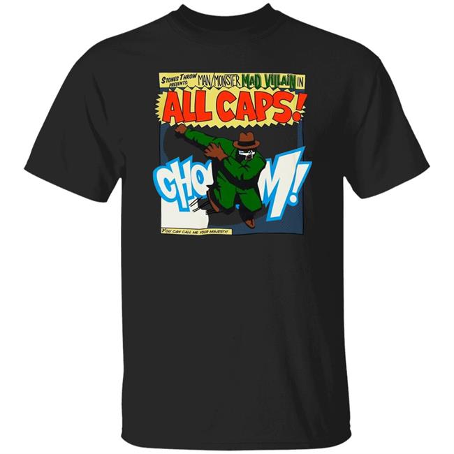 Tsuruda Stones Throw Madvillain All Caps Shirt Turntablelab Store