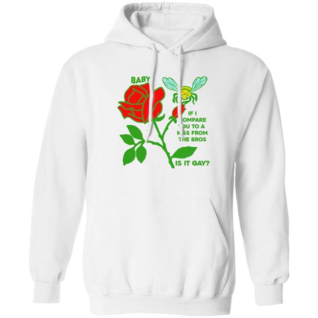 If I Compare You To A Kiss From A Rose Is It Gay Shirt Goodshirts Store Shirts That Go Hard