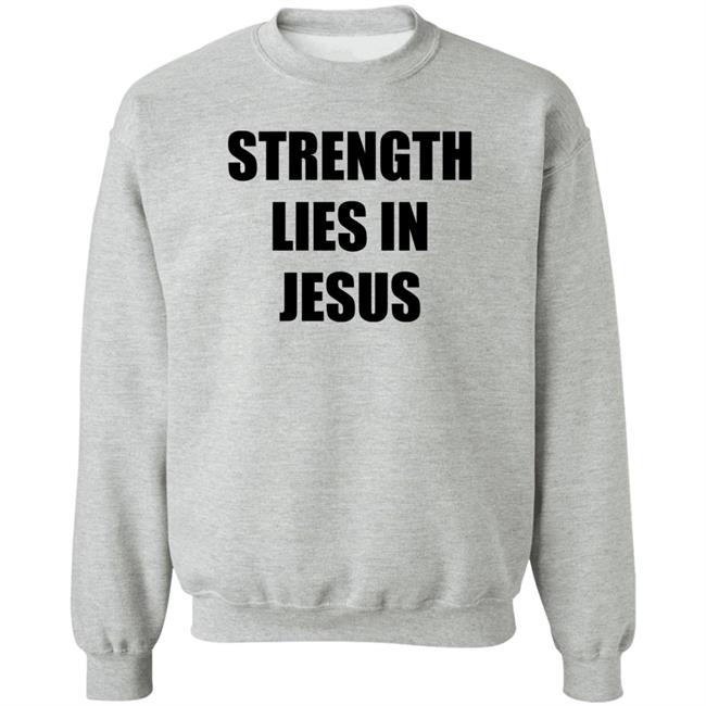 Strength Lies In Jesus Shirt David Alaba Wearing Los Blancos Live