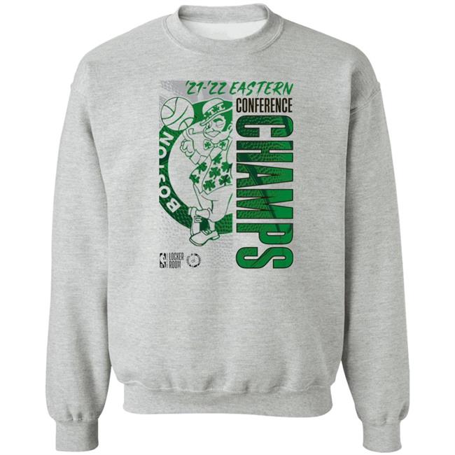 Boston Celtics Championship Shirt Boston Celtics 2022 Eastern Conference Champions Locker Room T-Shirt