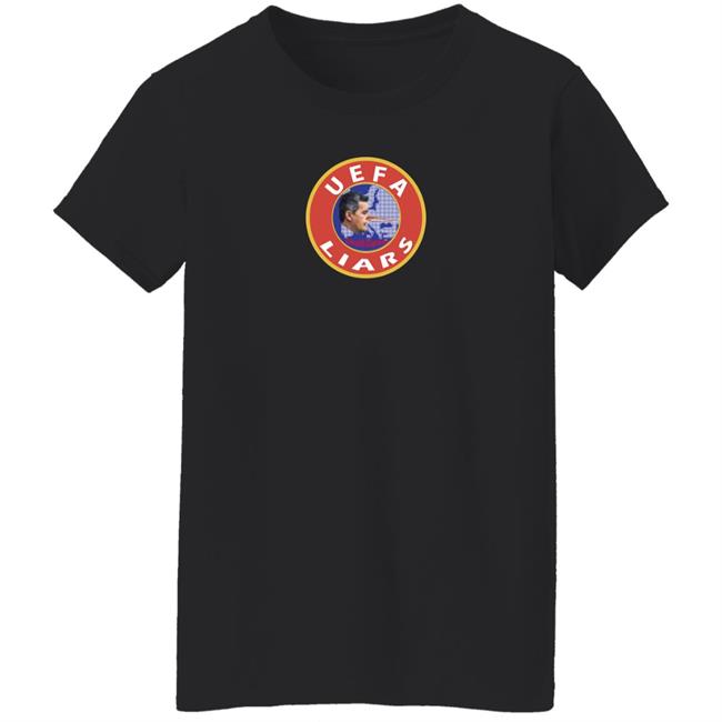 Uefa Gerald Darmanin Liars Shirt Hat Scarf Or A Badge Uefa Liars Shirt