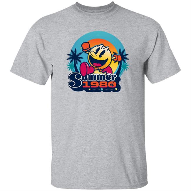 Pac-Man Summer 1980 Shirt Pac-Man Official Merch Pac-Man Museum Summer 1980 Shirt Pac-Man Summer 1980 Shirt Pac-Man Official Merch Pac-Man Museum Summer 1980 Shirt