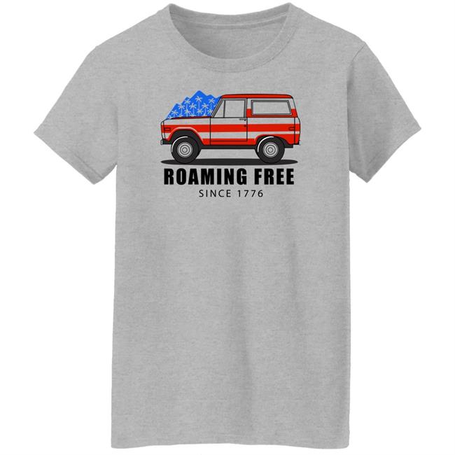 Buffalo Victory Shirts Merch Usa Roaming Free Since 1776 Sweatshirt Usa Roaming Free Since 1776 Sweatshirt Buffalo Victory Shirts Merch