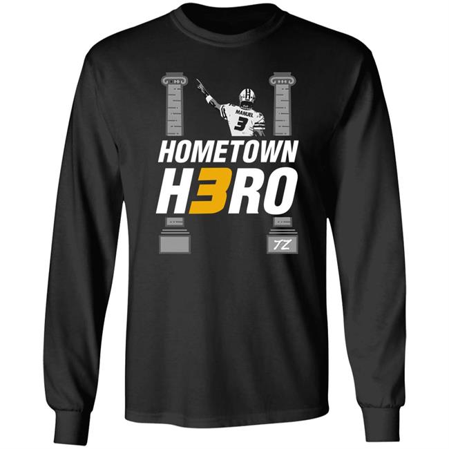 Hometown Hero Shirt Horns Down Store Martez Manuel Hometown H3ro Shirt Tezo