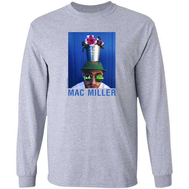 Mac Miller Flower Shirt Icholas Mac Miller Tour Flower Pot Music 2017 Shirt