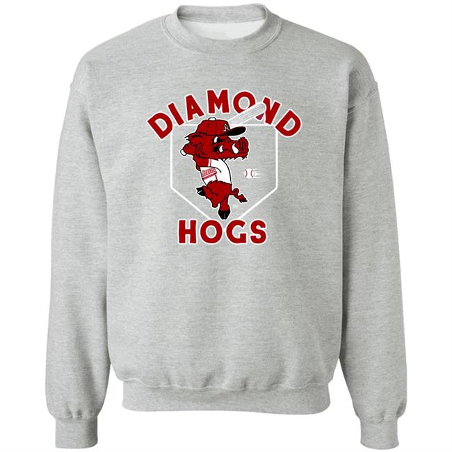 Home Field Apparel Diamond Hogs Shirt Arkansas Diamond Hogs Vintage Tee Shirt