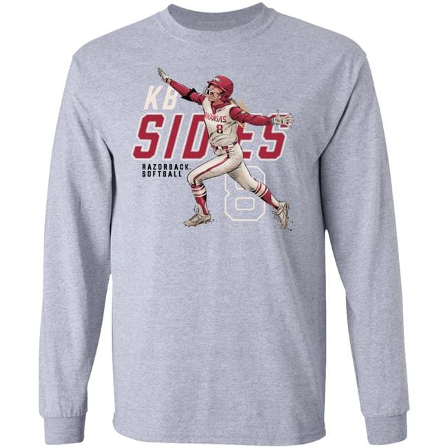 B-Unlimited Merch Kb Sides Slugger T Shirt 2022 Razorback Softball
