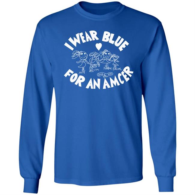 I Wear Blue For An Amcer Shirt I Wear Blue For AMC Shirt AMC Princess Ana