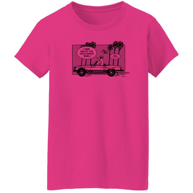 Rex Orange County Merch I Saw Rex At The Hollywood Bowl Shirt