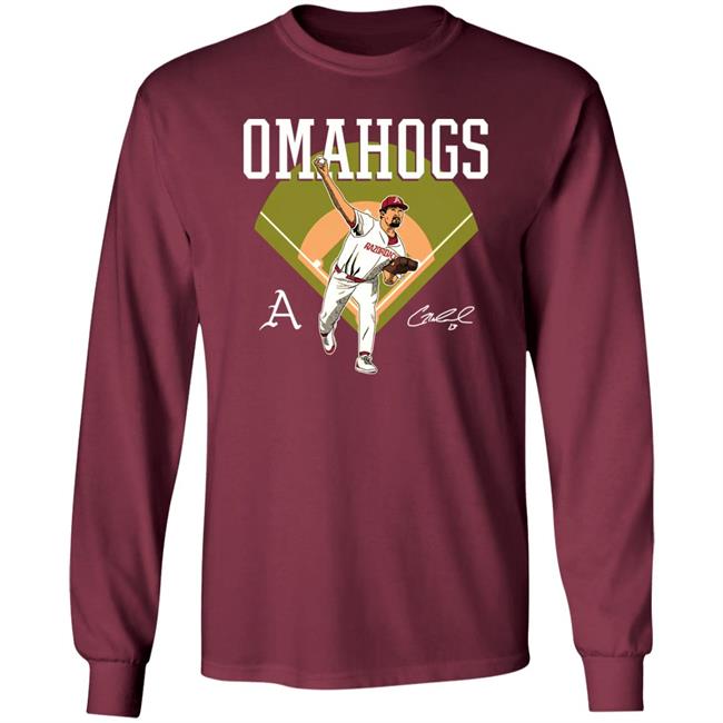 Connor Noland Omahogs Shirt B-Unlimited Arkansas Merch Omahogs Shirt