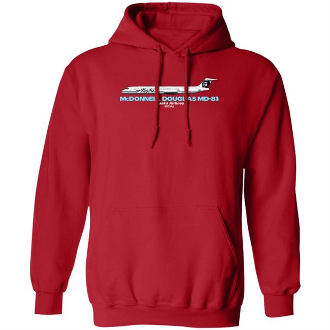 Rob Delaney Mcdonnell Douglas Md-83 Alaska Airlines Shirt