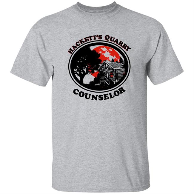 Zach Tinker Hackett's Quarry Counselor Shirt 2K Is Playing #Thequarry 2K Is Playing #Thequarry Zach Tinker Hackett's Quarry Counselor Shirt