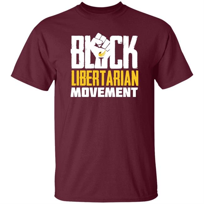 Black Libertarian Movement Shirt Maj Toure Maj Toure Black Libertarian Movement Shirt