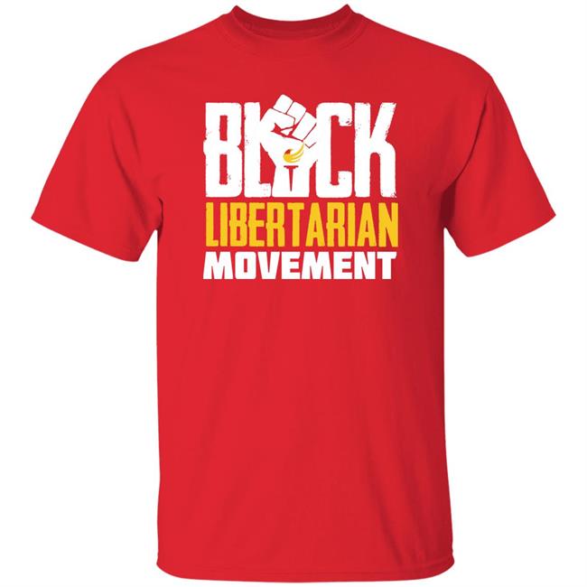 Black Libertarian Movement Shirt Maj Toure Maj Toure Black Libertarian Movement Shirt