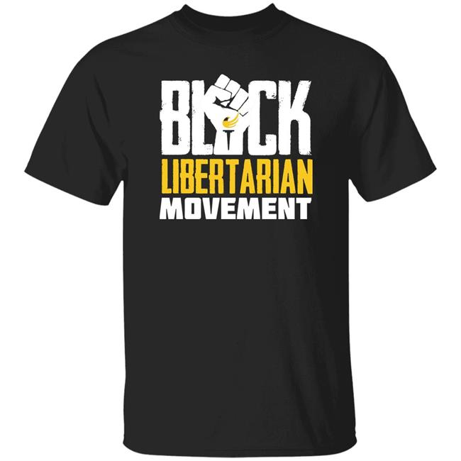 Black Libertarian Movement Shirt Maj Toure Maj Toure Black Libertarian Movement Shirt