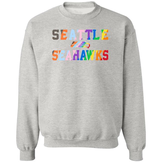 Dareke Young Seahawks Pro Shop Dareke Young Wearing Seattle Seahawks Pride Shirt