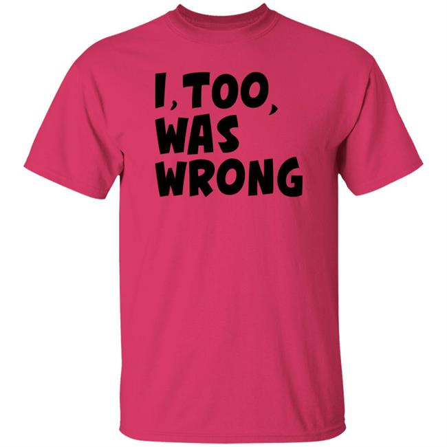 Julie Stewart-Binks Wearing I Too Was Wrong Shirt Tampa Bay Lightning