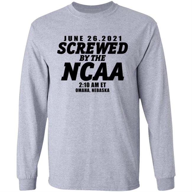 Screwed By The Ncaa T Shirt Justin Rhew Back The Pack Shirt Support The Pack T Shirt Hoodie Sweatshirt