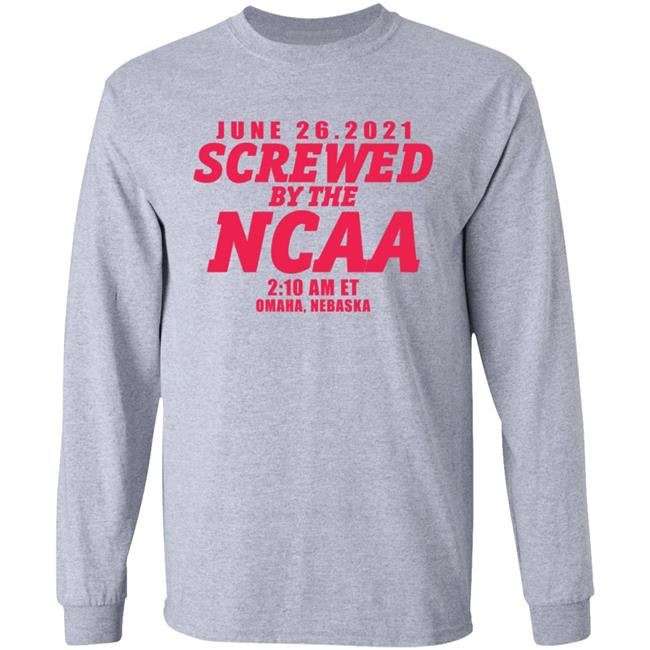 Screwed By The Ncaa T Shirt Justin Rhew Back The Pack Shirt Support The Pack T Shirt Hoodie Sweatshirt
