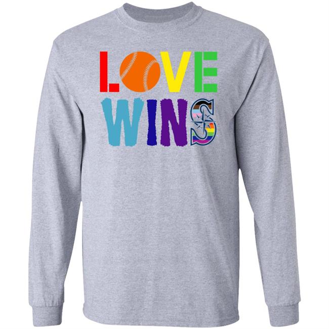 Seattle Mariners Love Wins Pride Shirt Julio Rodriguez