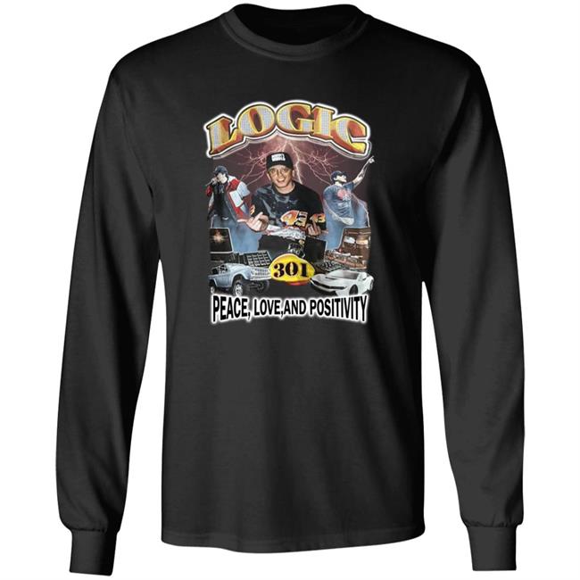 Logic Peace Love And Positivity Shirt Vinyl Richie Bobbyboy Swapmeet