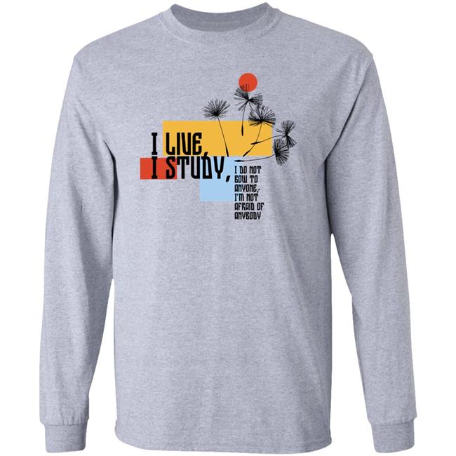 Sierra Hopkins I Live I Study Shirt