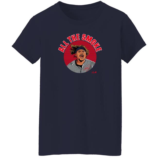 Bally Sports Cleveland Breakingt Store Josh Naylor All The Smoke Shirt