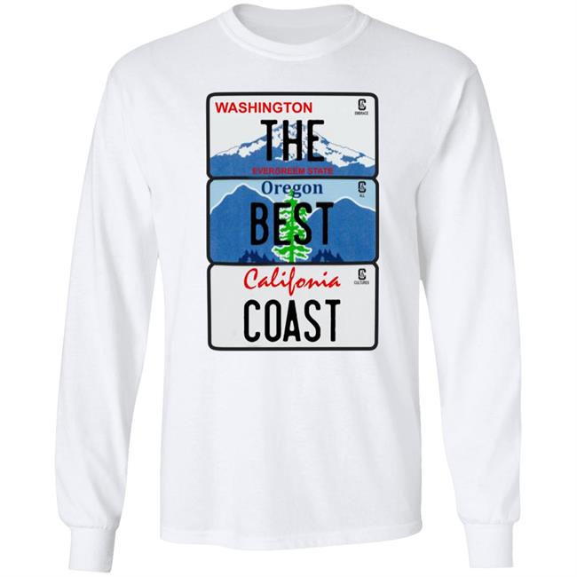 Washington The Evergreen State Oregon Best California Coast Shirt Cultural Blends Merch The Best Coast Shirt