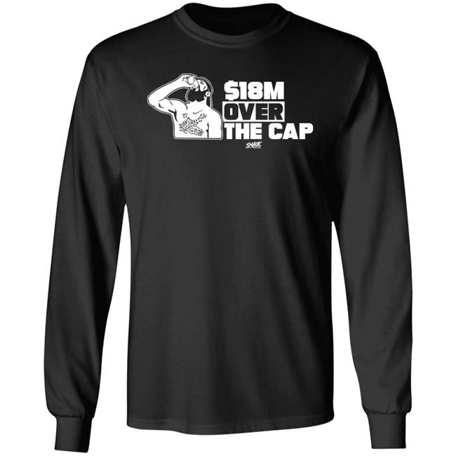 Nikita Kucherov $18M Over The Cap Shirt Smack Apparel $18M (Million) Over The Cap Shirt Hoodie Sweatshirt