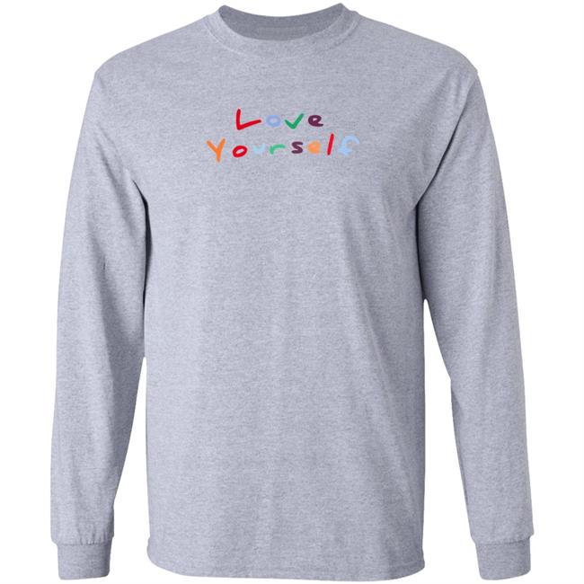 Jesse Winker Love Yourself Shirt Urban Outfitters Store Love Yourself Embroidered Shirt Hoodie Sweatshirt